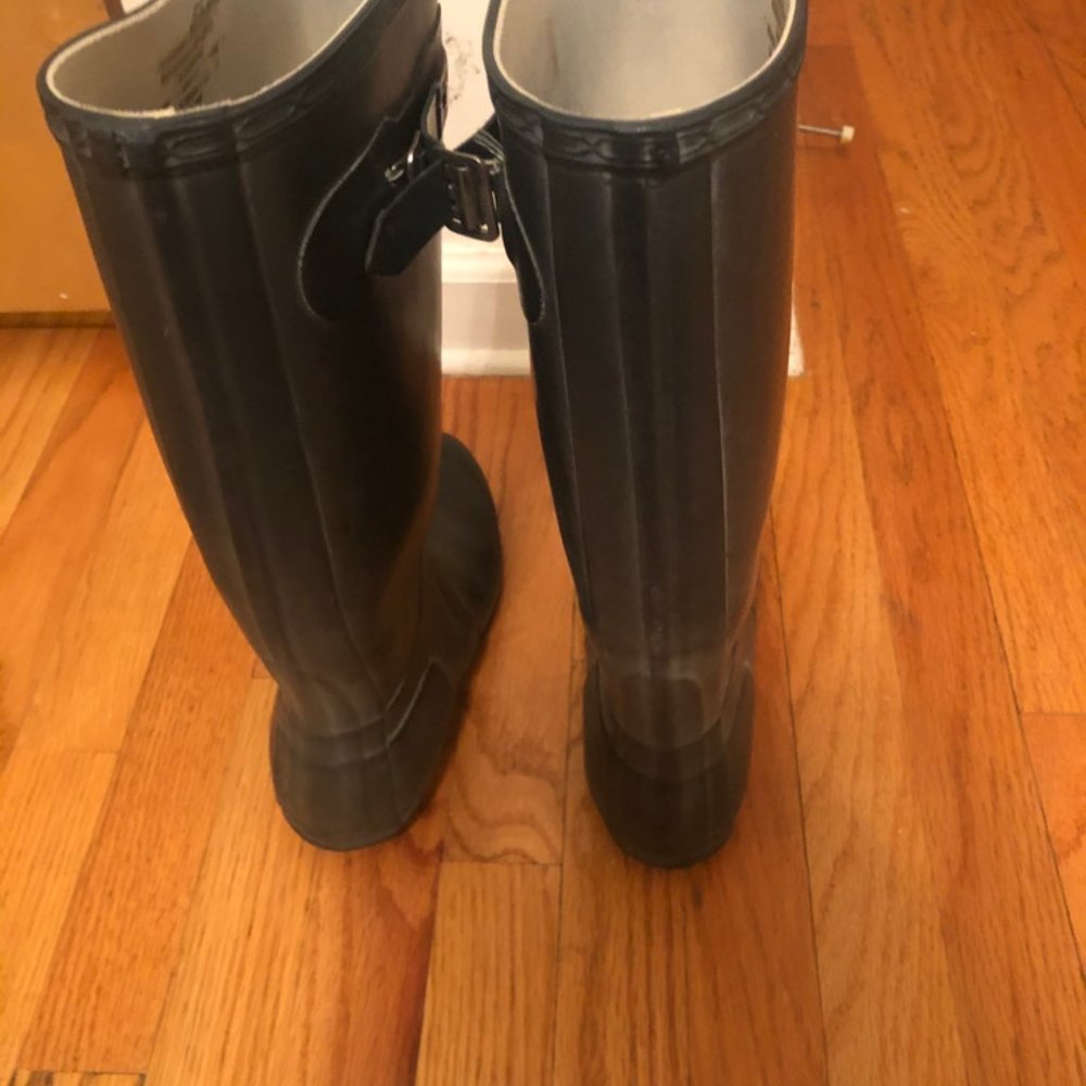 Navy Hunter Boots- Size 8 - Picture 3 of 5